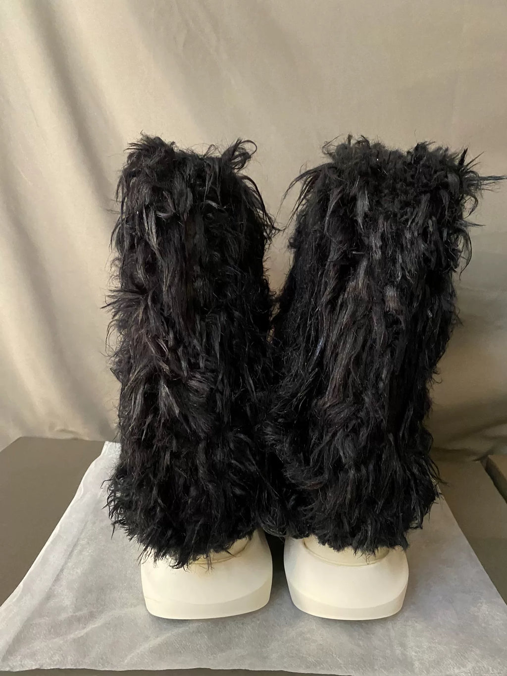 Rick Owens 22FW Platform Fur Boots