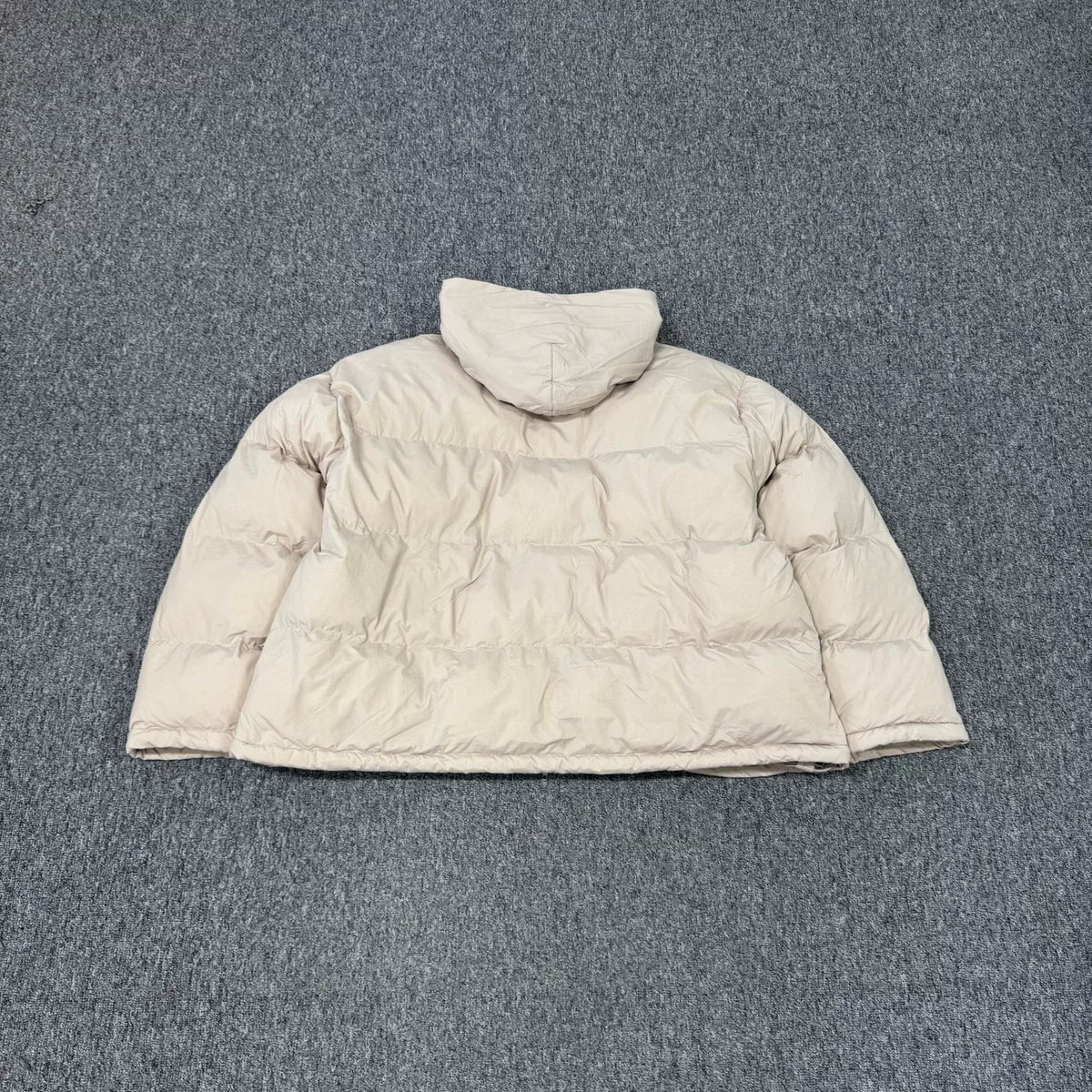 Balenciaga Embroidered Hooded Down Jacket