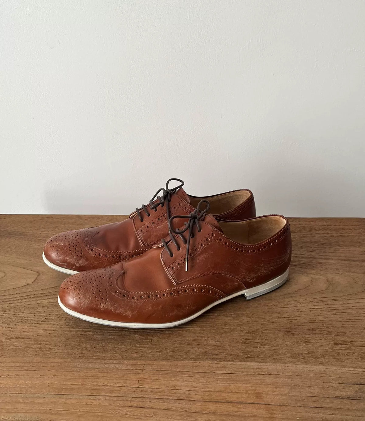 Number (N)INE SS02 Brown Leather Derby Shoes