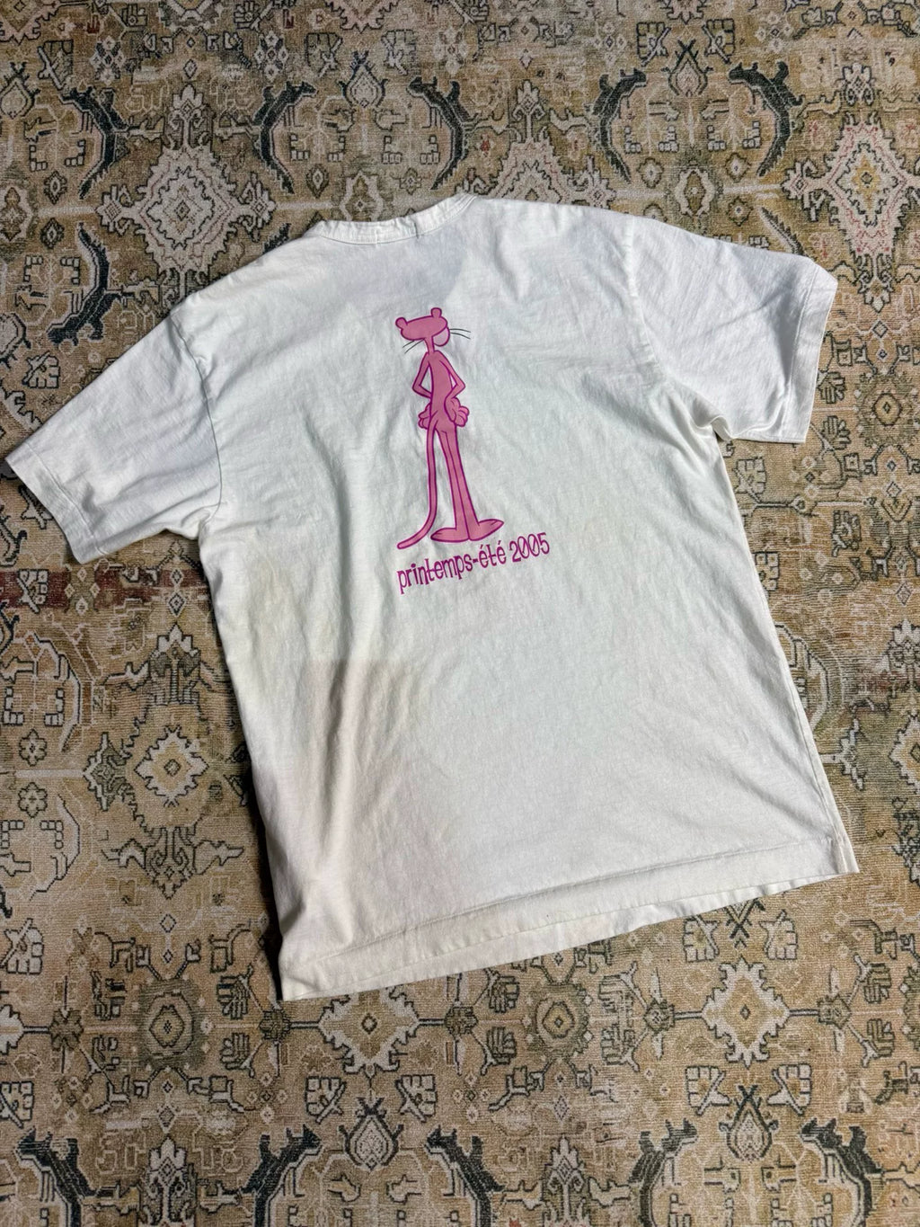 Comme des Garçons Homme Plus × Pink Panther SS05 White Top