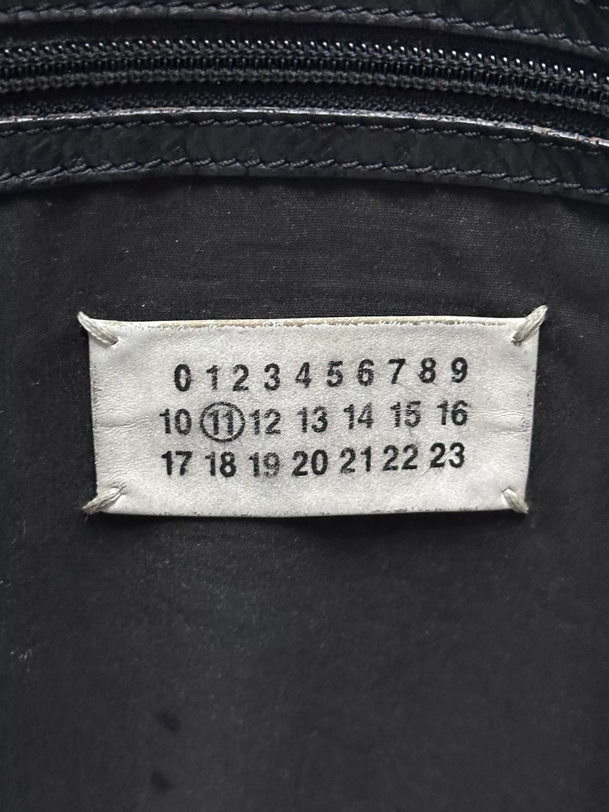 Maison Martin Margiela Teddy Leather Shoulder Bag