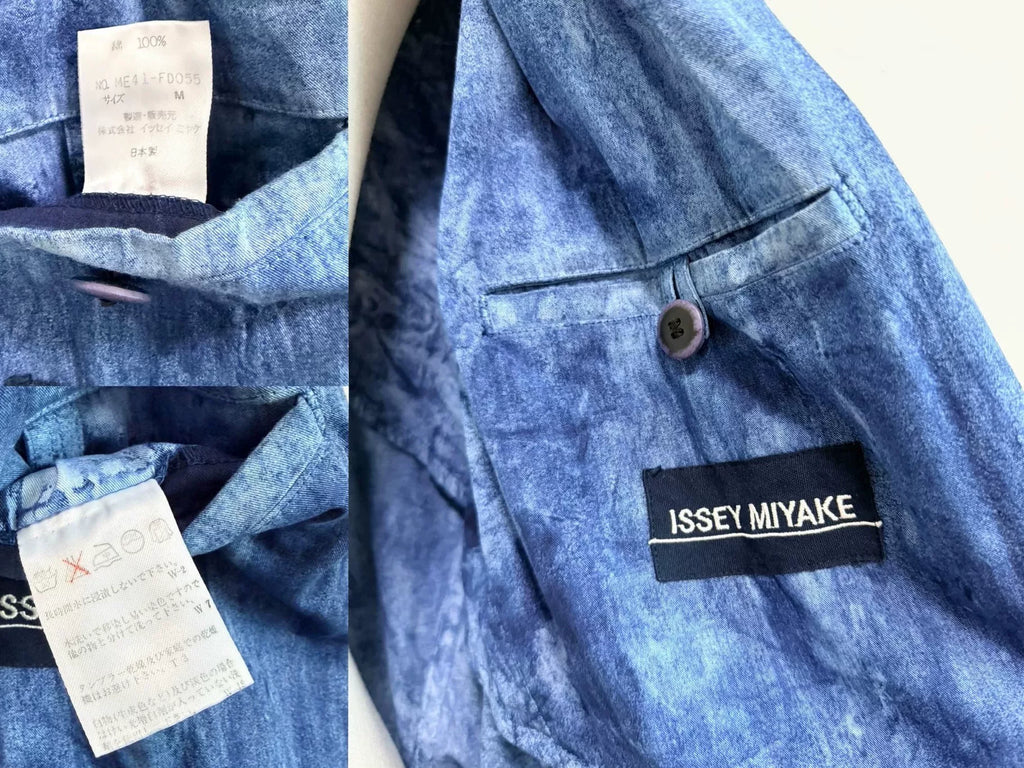 Issey Miyake Frost Descent Blue Jacket