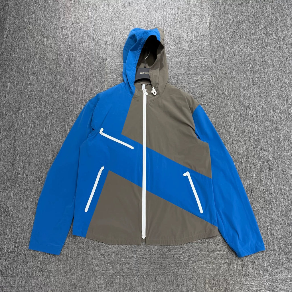 Hermes Color-Block Nylon Jacket