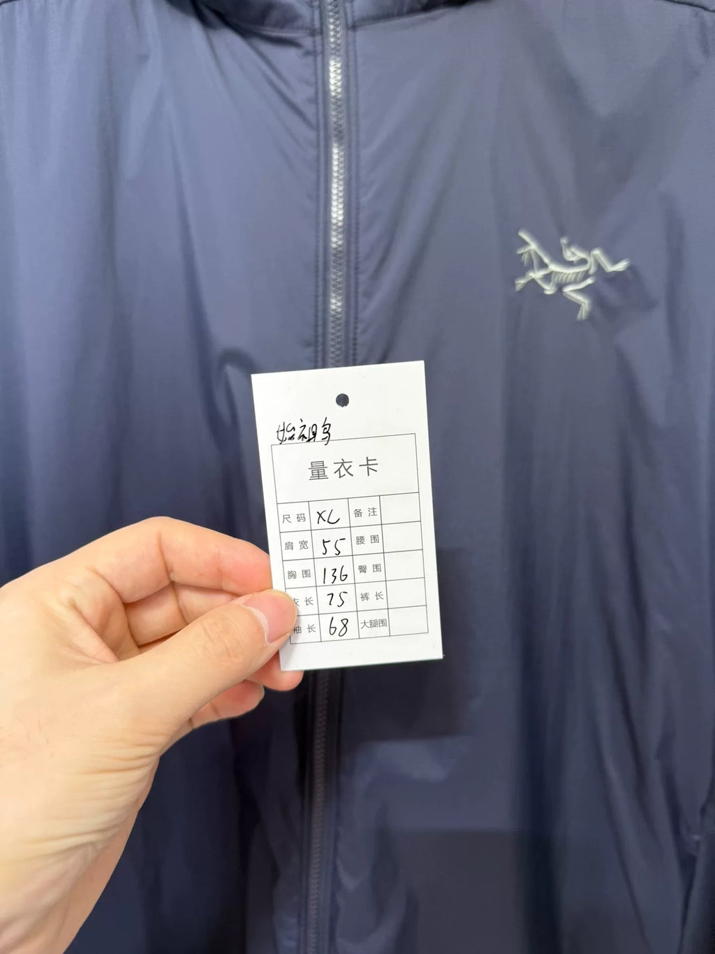 Arc'teryx Sapphire Black Hooded Cotton Jacket