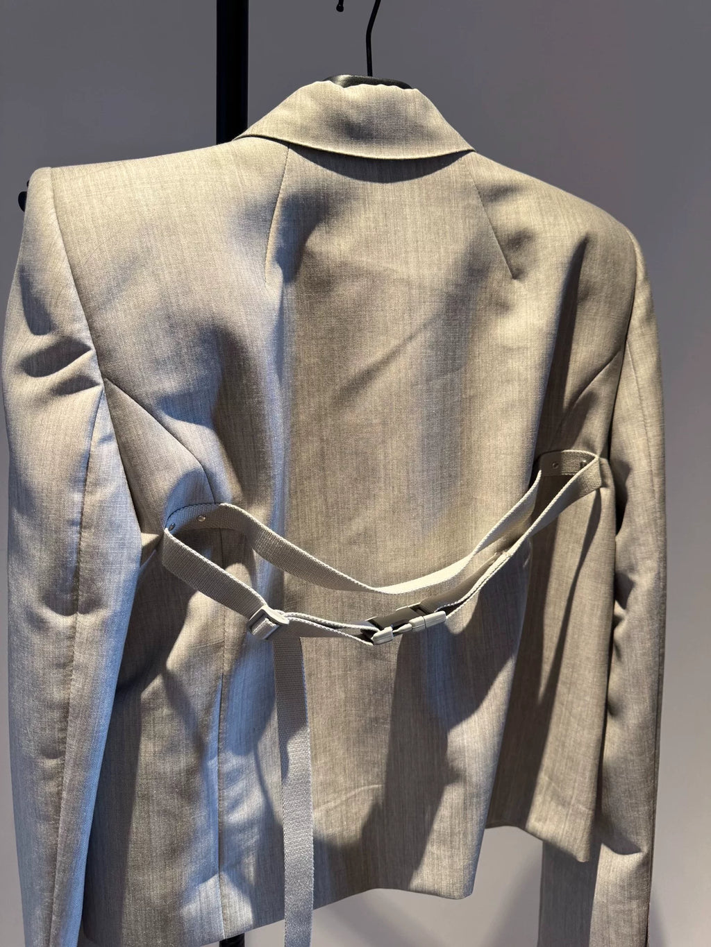 Rick Owens SS20 Padded Shoulder Blazer