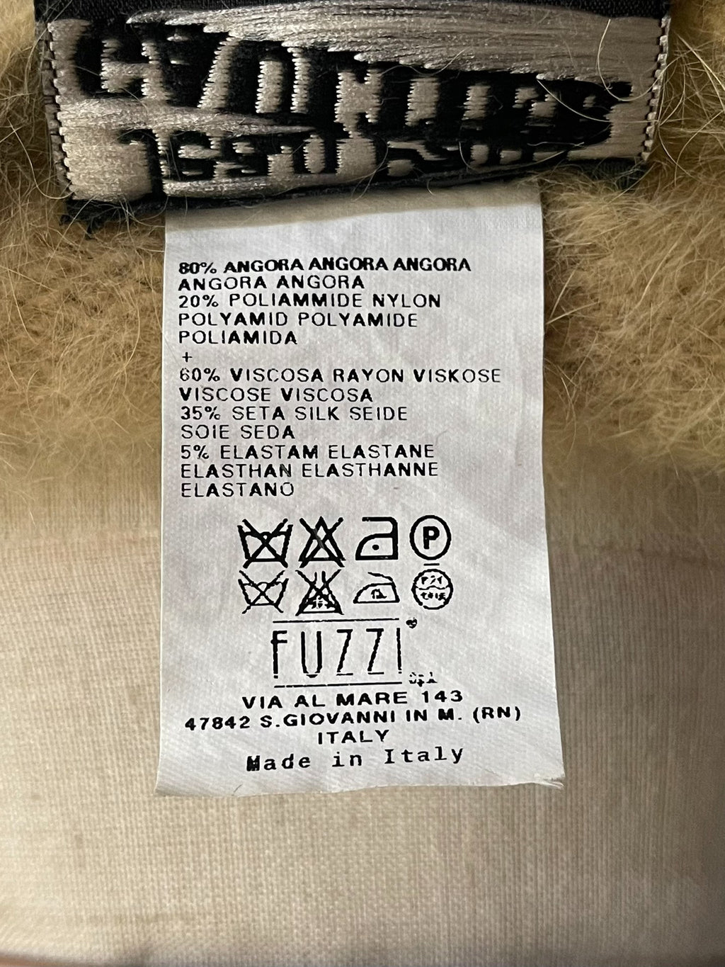 Jean Paul GAULTIER Main Line Angora Wool Cardigan