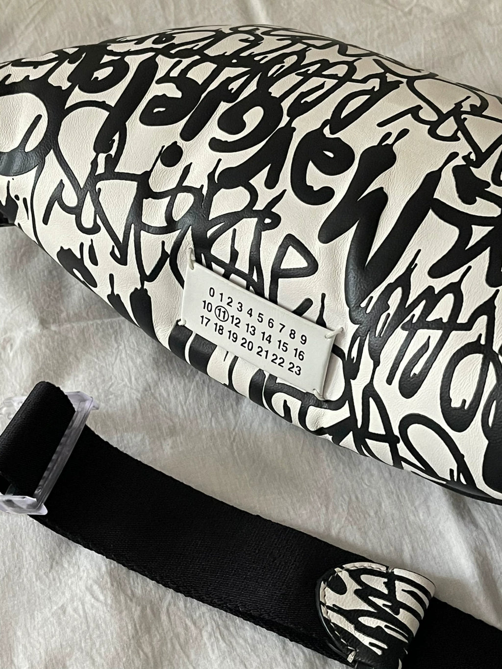 Maison Margiela Graffiti Lambskin Pillow Bag Crossbody Bag Single Shoulder Bag