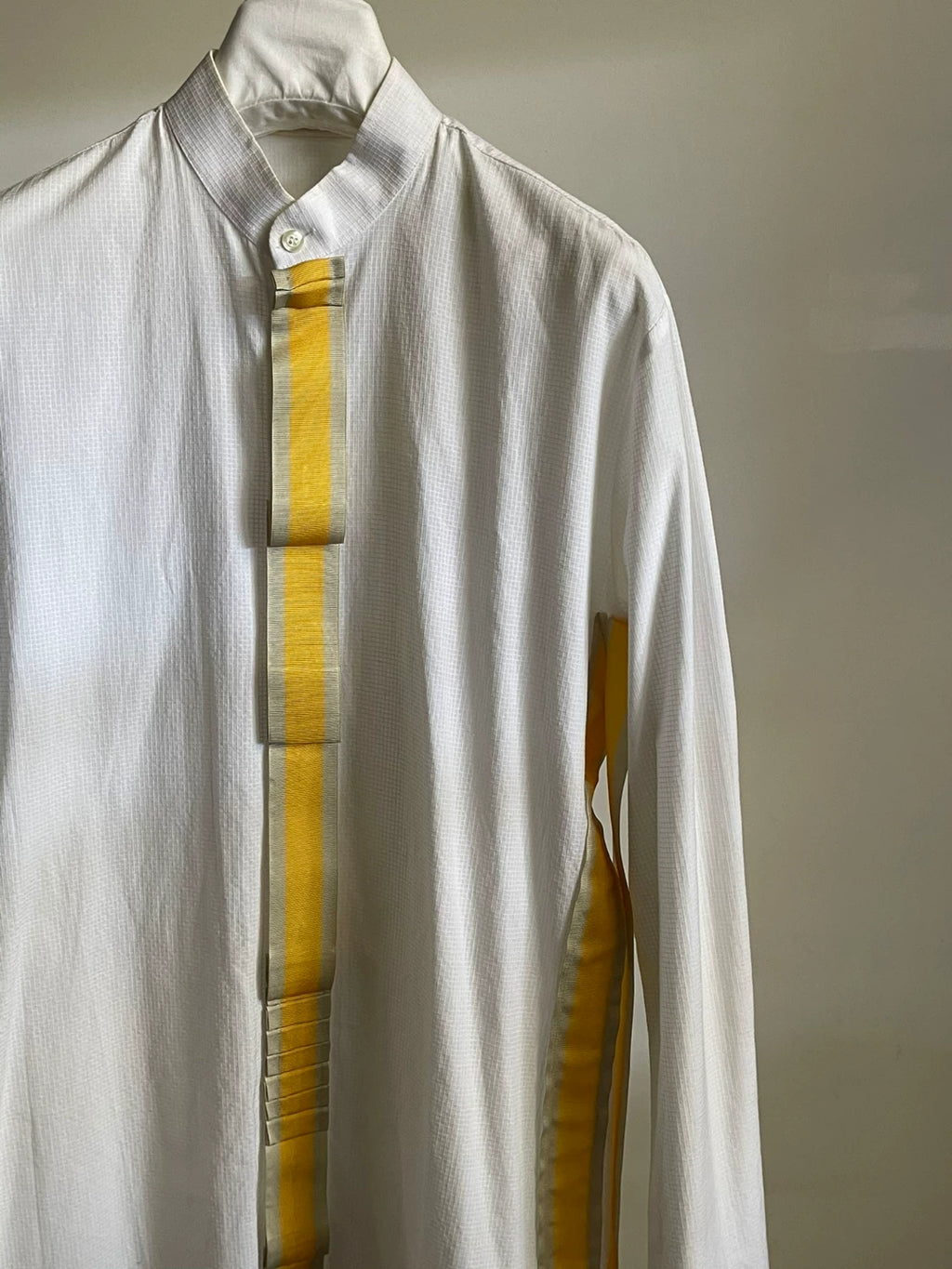 Walter Van Beirendonck SS17 ribbon shirt