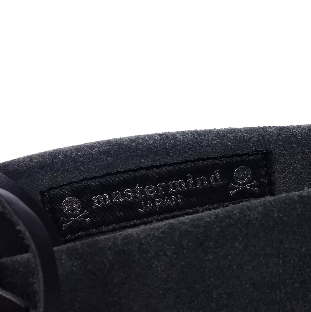 Mastermind Japan x Visvim Flynt Hi Skull Black Sneakers