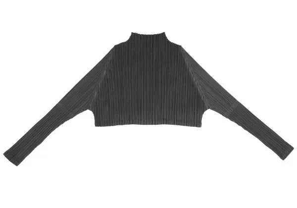 Issey Miyake Vintage Dark Pleated Top