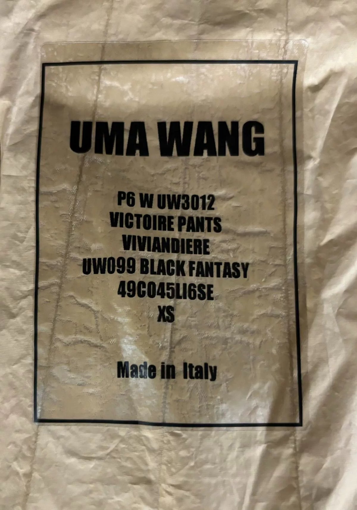 Uma Wang SS16 Black Fantasy Victorie Floral Jacquard Cotton-Linen-Silk Trousers