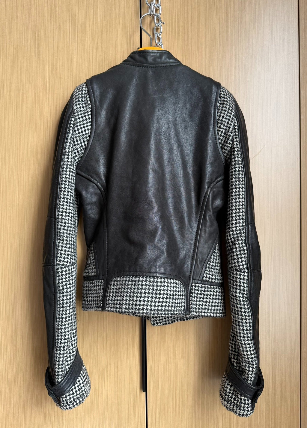 Balenciaga Leather Houndstooth Fall/Winter 2008 jacket