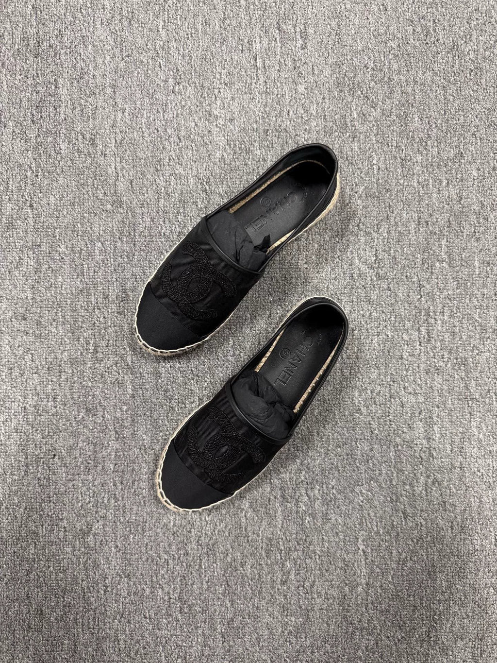 Chanel Mesh Fisherman Flats