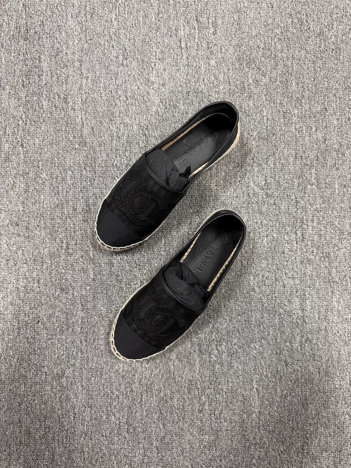 Chanel Mesh Fisherman Flats