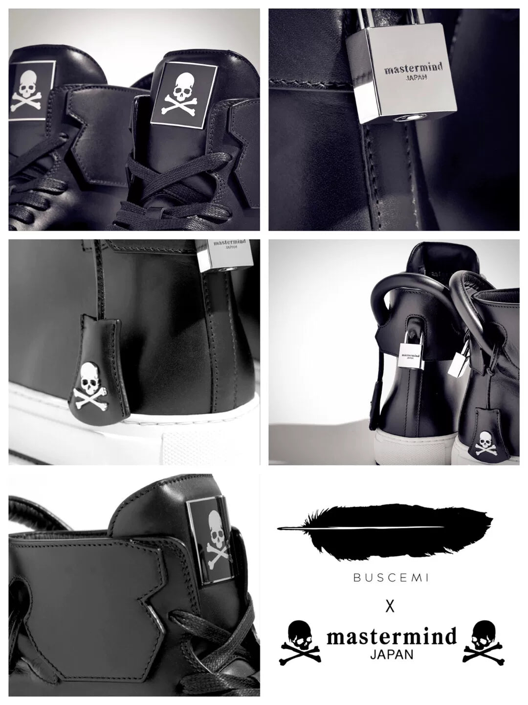 Mastermind Japan Buscemi High-Top Sneakers