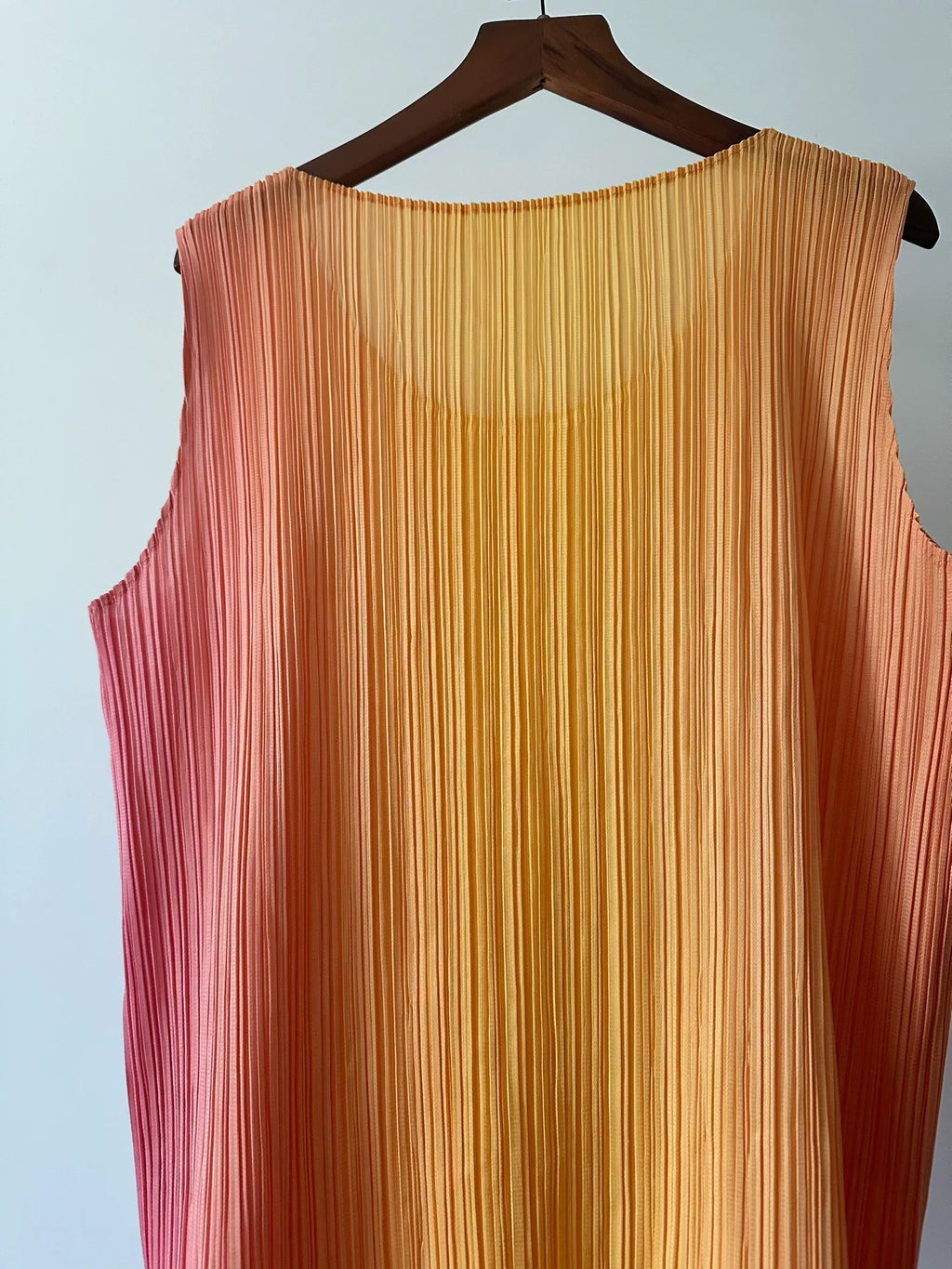 Issey Miy Pleated Vest Top