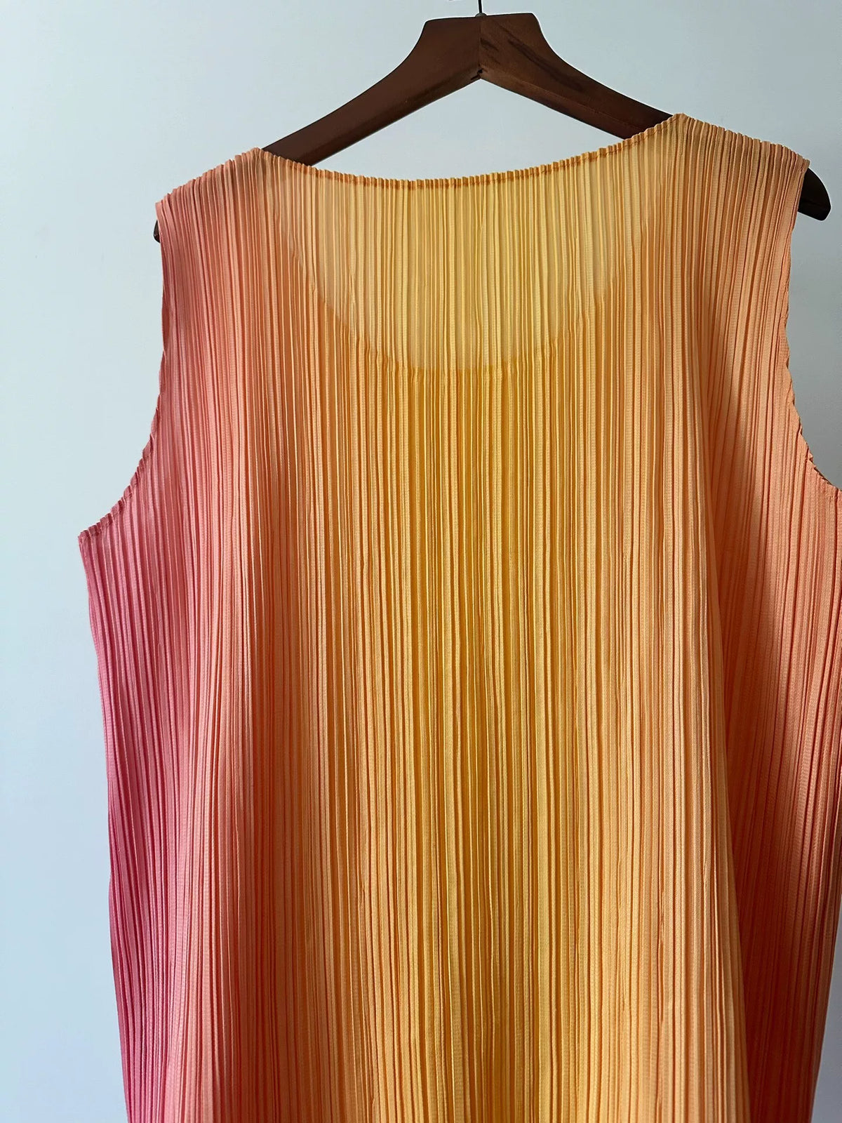 Issey Miy Pleated Vest Top
