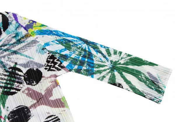 Issey Miyake Vintage Pattern Pleated Jacket