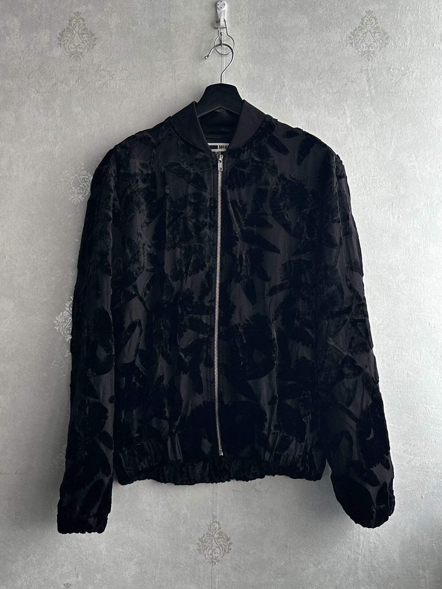 Alexander McQueen Silk Velvet Mainline Jacket
