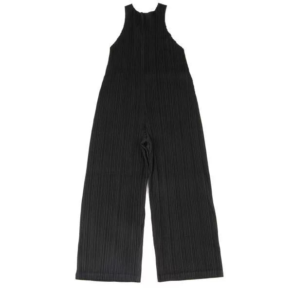 Issey Miyake Vintage Black Pleated Jumpsuit