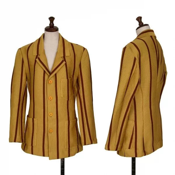 Issey Miyake Vintage Yellow Striped Top
