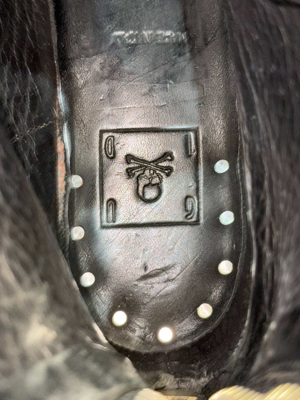 mastermind Japan Thick Calf Skull Sneakers