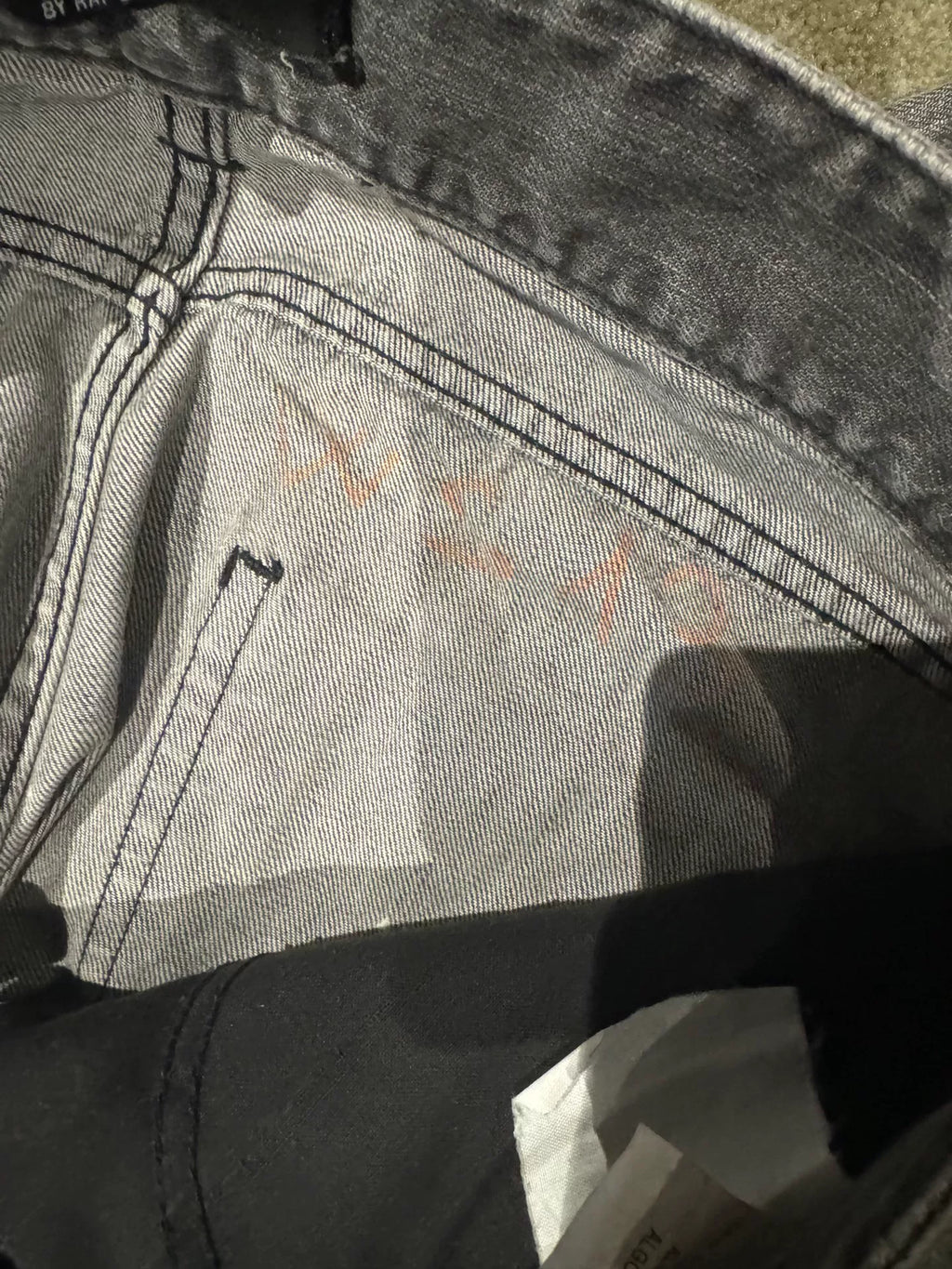 Raf Simons SS06 Crack Spider Web Denim Jeans