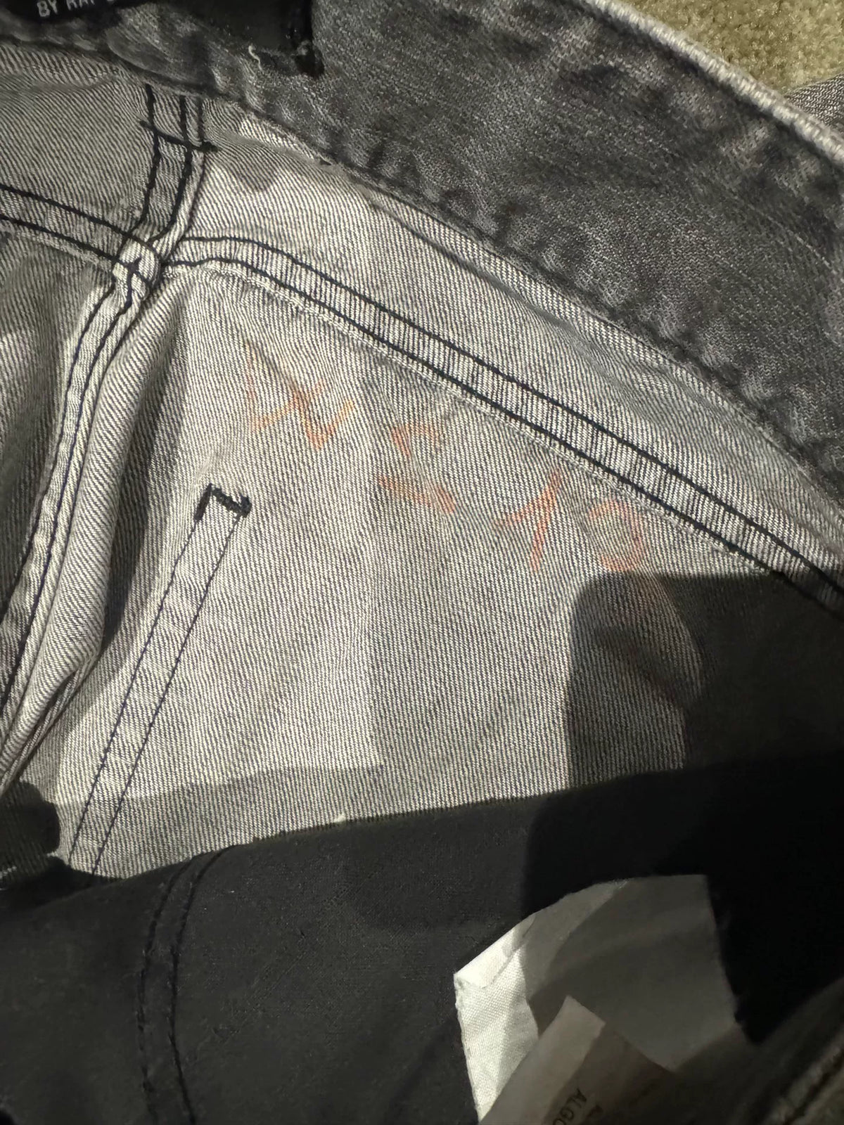 Raf Simons SS06 Crack Spider Web Denim Jeans