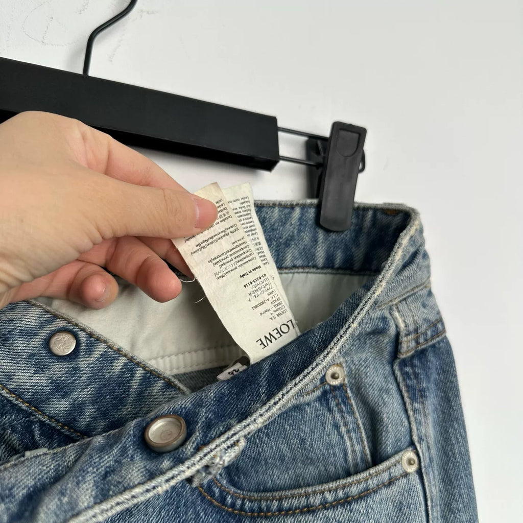 Loewe Deconstructed Denim Jeans
