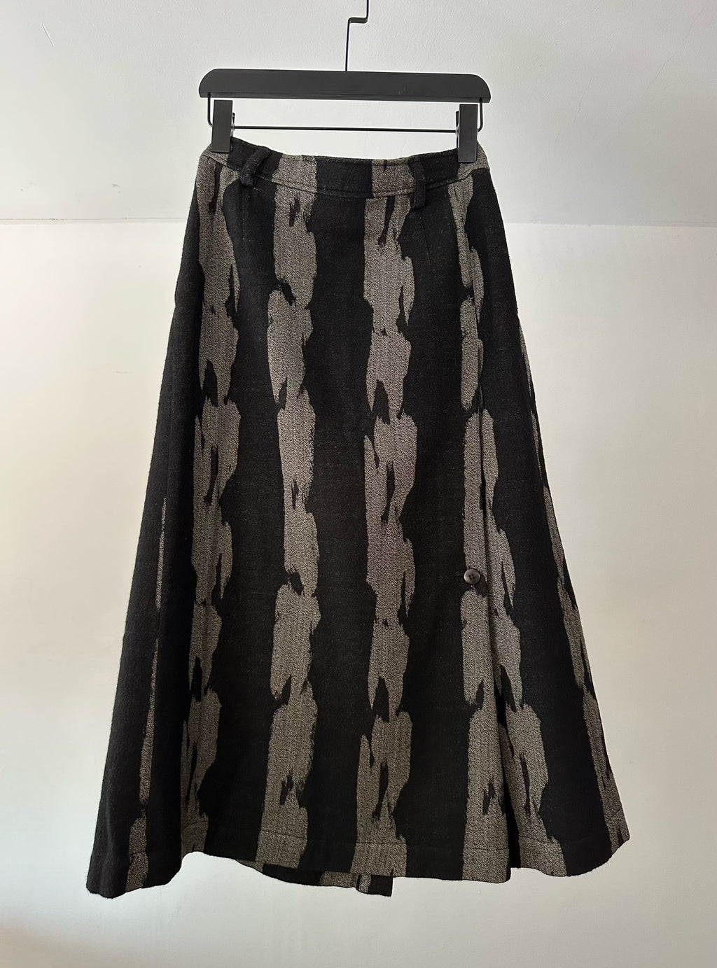 Issey Miyake Midi Wool Skirt