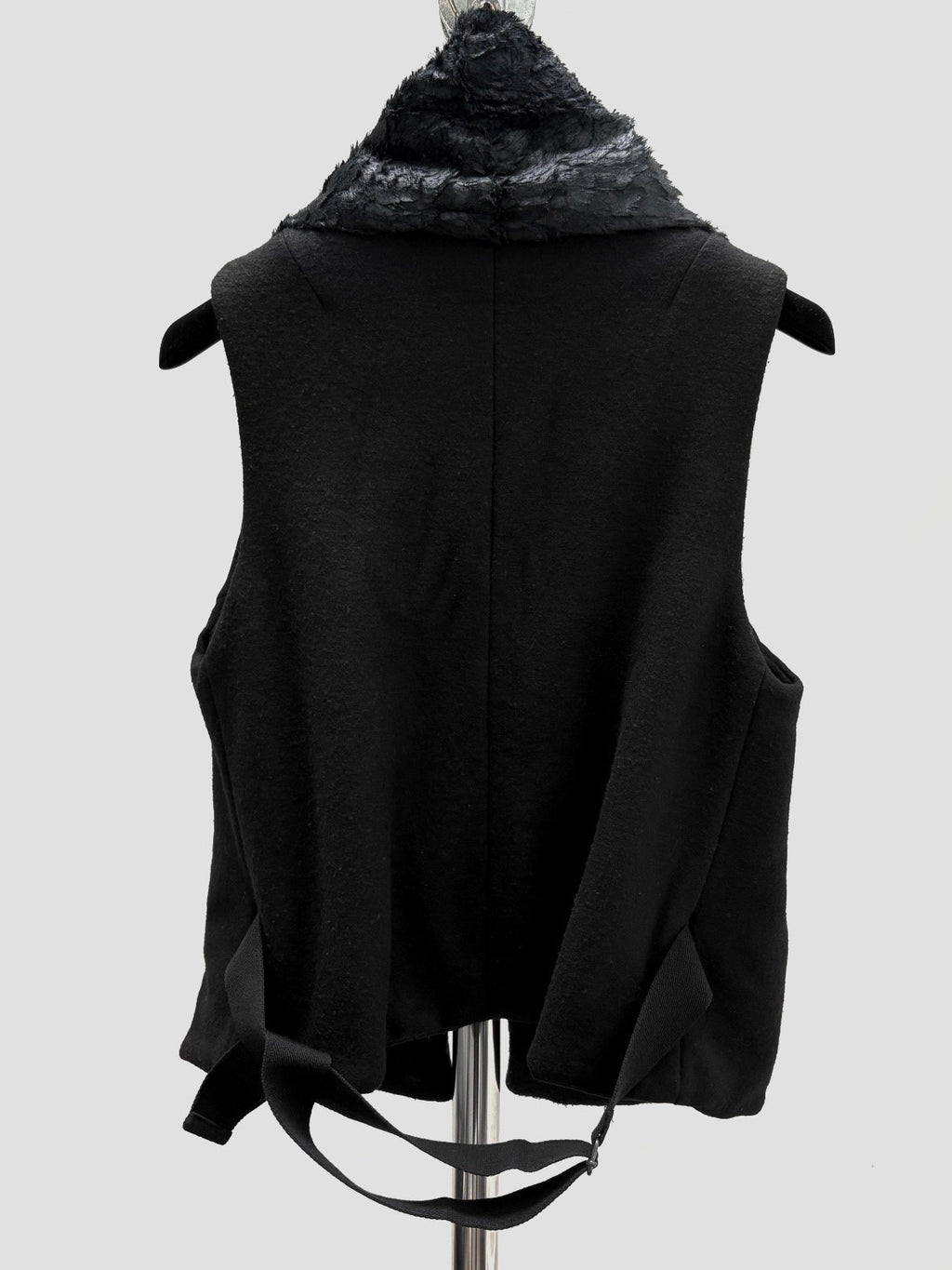 Ann Demeulemeester AW15 Crow Feather Vest
