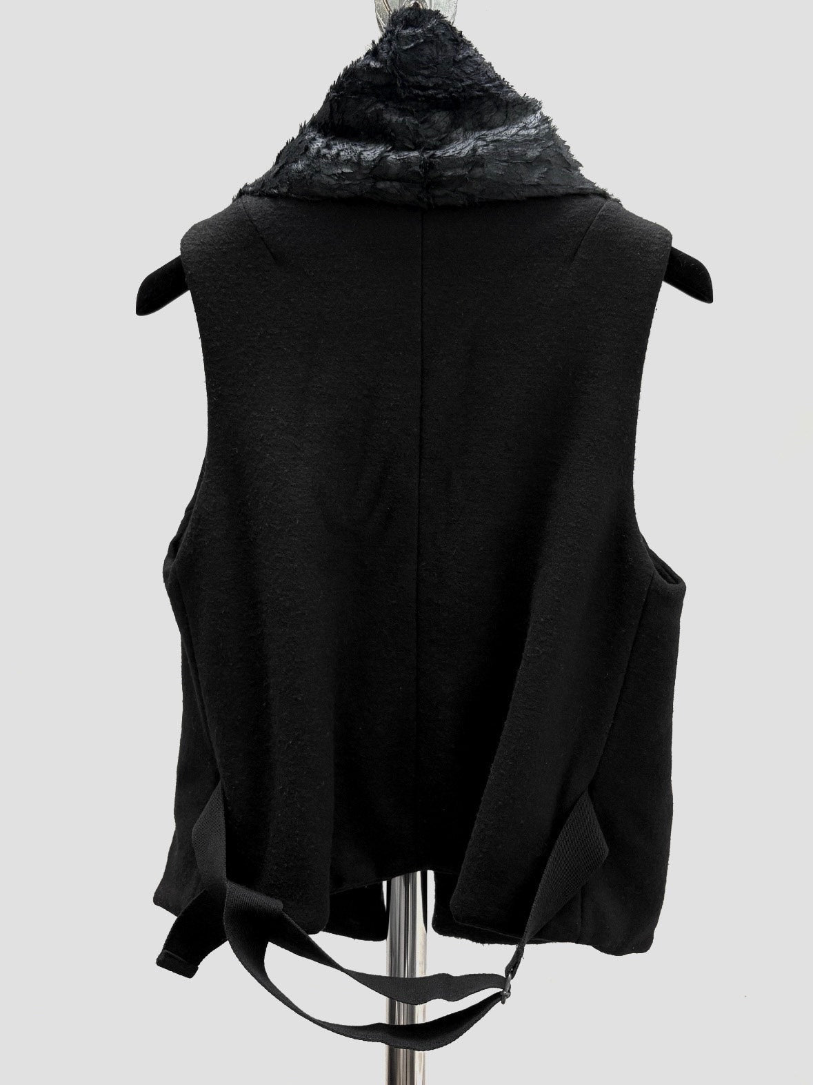 Ann Demeulemeester AW15 Crow Feather Vest