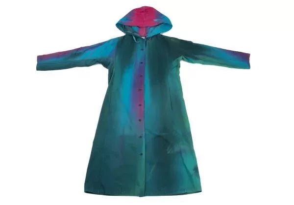 Issey Miyake Vintage Green Gradient Trench Coat
