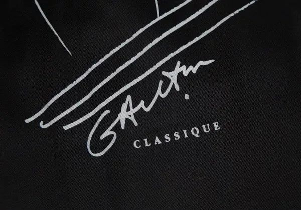 Jean Paul Gaultier Vintage Black Abstract Portrait Vest