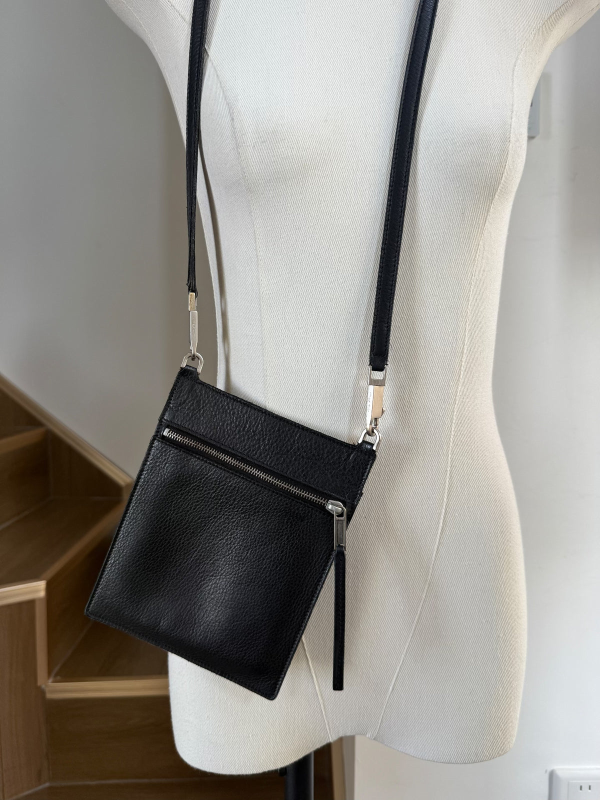 Rick Owens Metal Chain Envelope Phone Bag