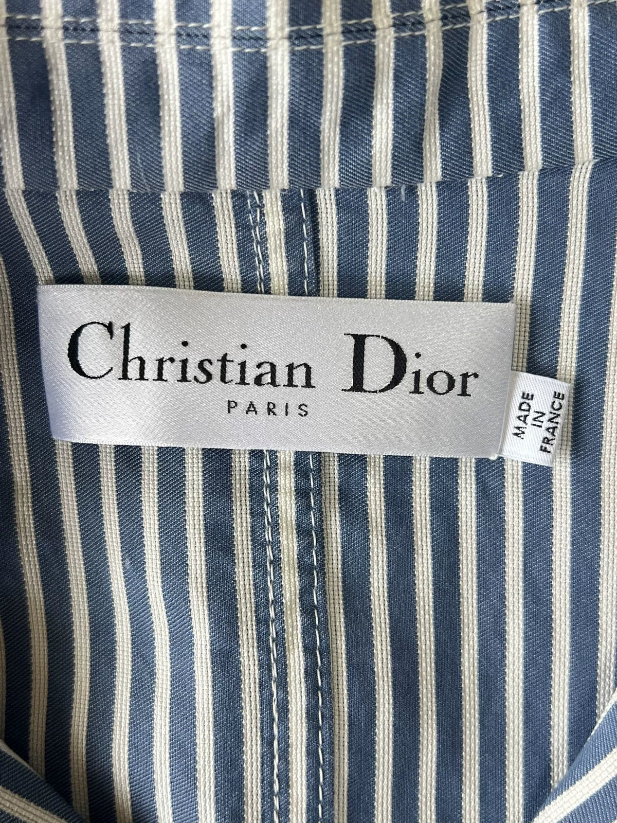 Dior Striped Double-Breasted Blazer