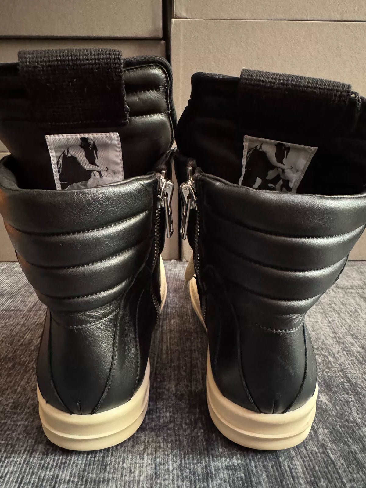 Rick Owens Inverted-Triangle Sneakers