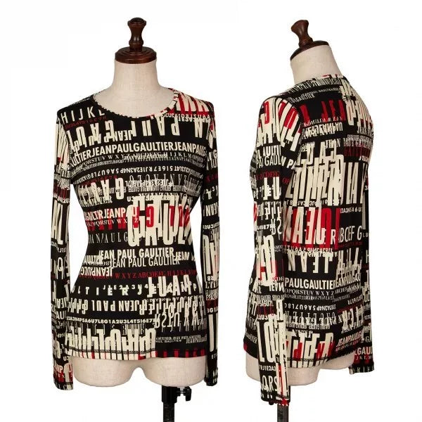 Jean Paul Gaultier Vintage Black Striped Top