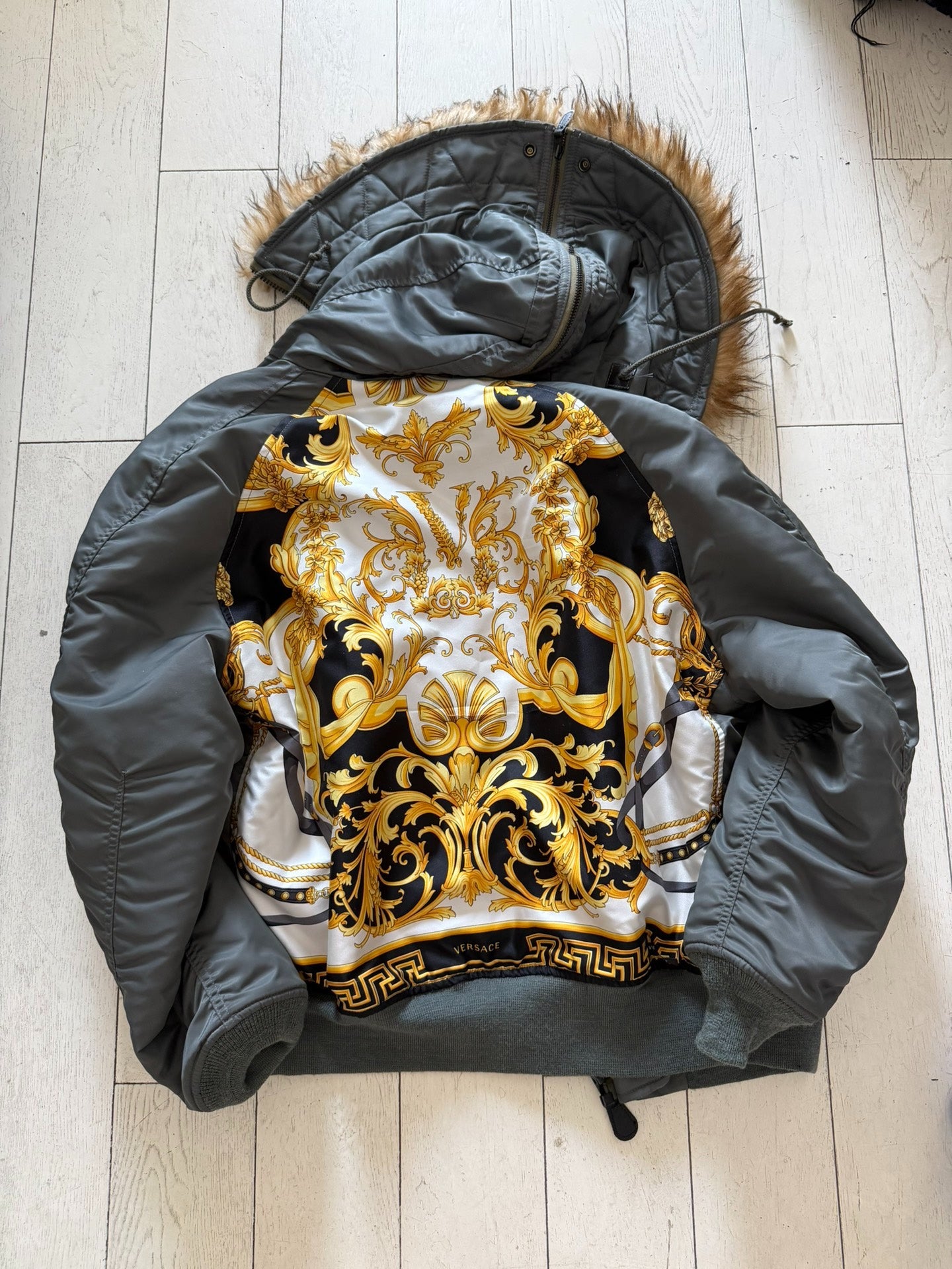 CDG x Versace Collaboration Cotton Jacket