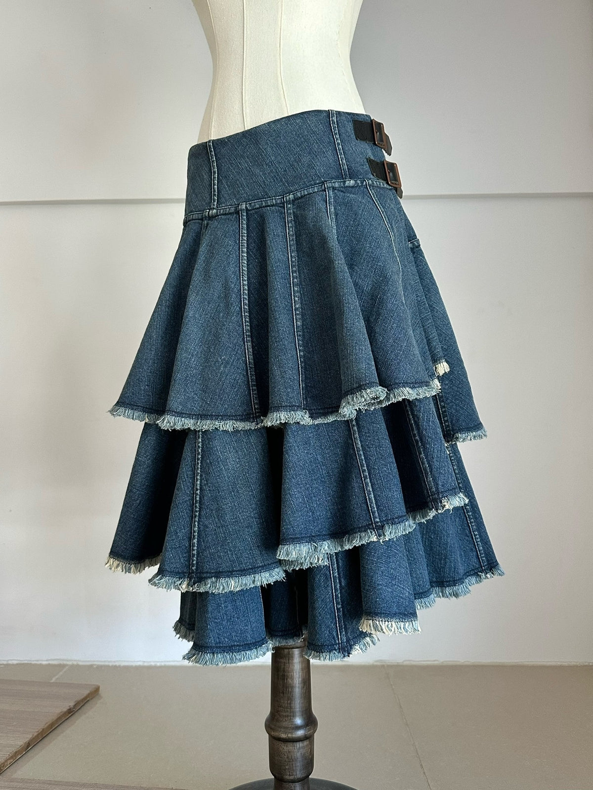 Junya Watanabe AD2015 Multi-layer Denim Skirt