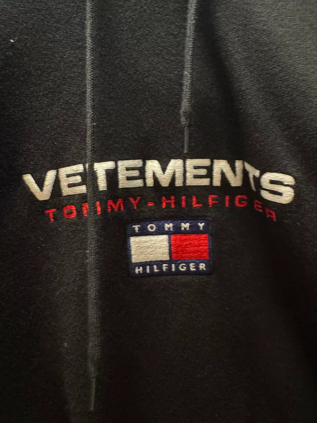 Vetements Tommy Hilfiger two-piece hooded sweatshirt
