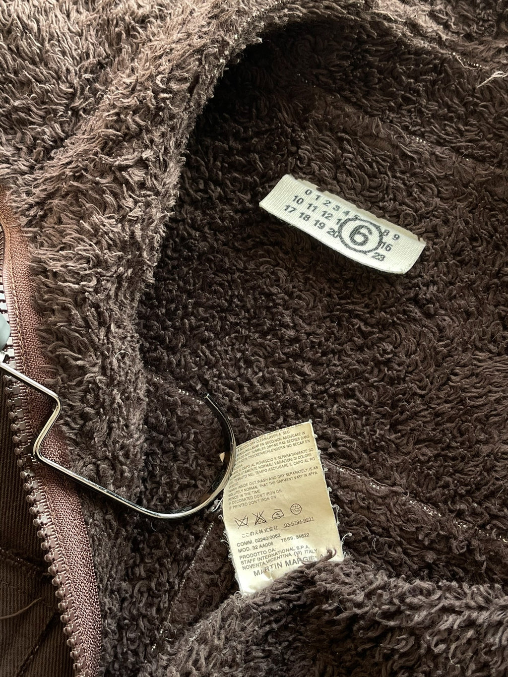 Maison Margiela High Collar Cotton/Polyester Coat
