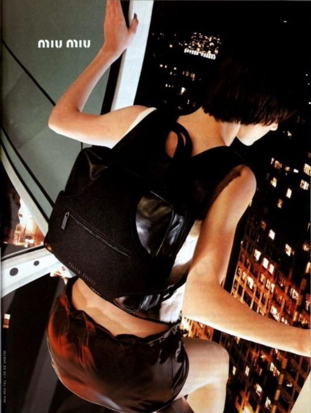 Miu Miu Nylon 1999 Vintage Backpack