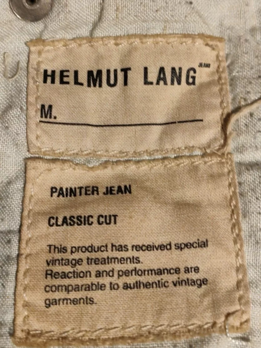 Helmut Lang AW99 Painted Denim Jeans