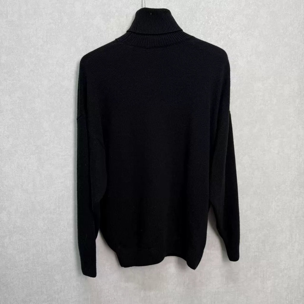Balenciaga High-Neck Knit Sweater - Devines