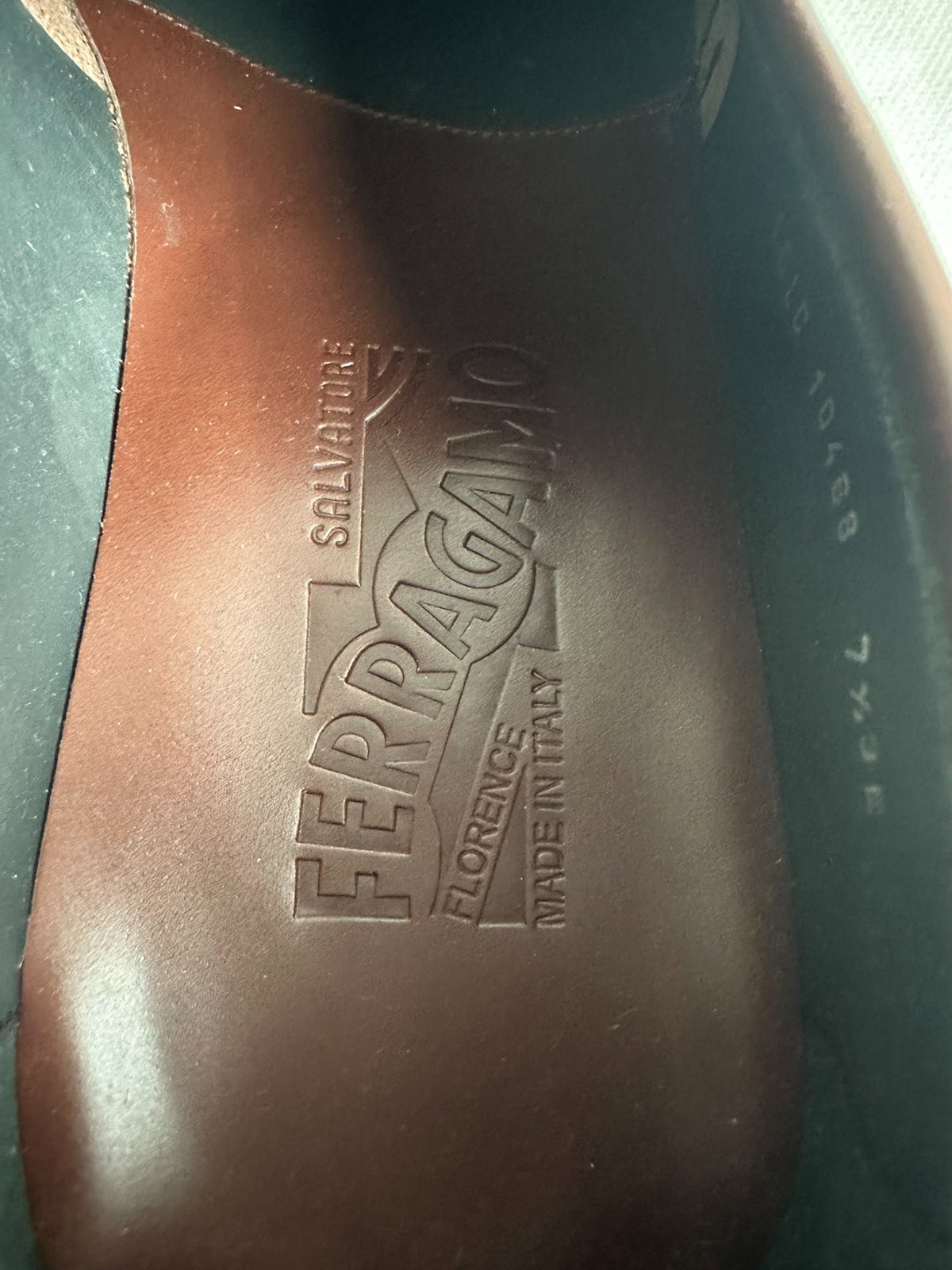 Salvatore Ferragamo Brown Leather Loafers