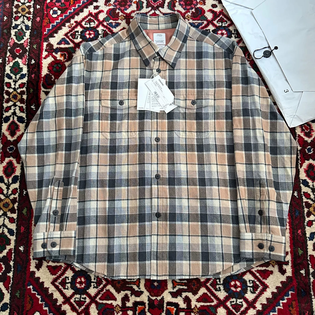 Visvim 25ss LUMBER CHECK L/S (W/L) Plaid Shirt