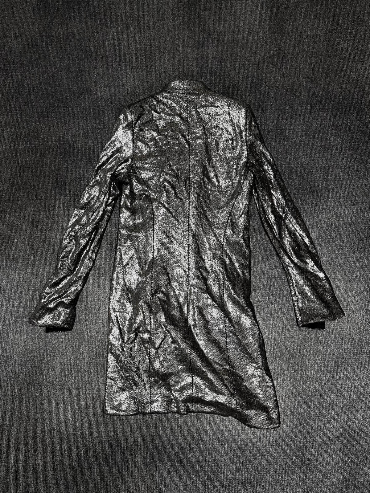 Ann Demeulemeester FW2016 Silver Coated Blazer