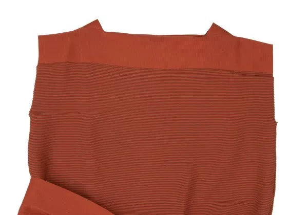 Issey Miyake Vintage Orange Pleated Dress