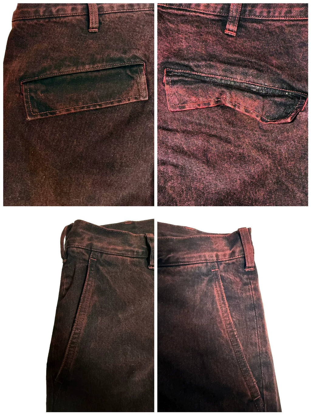 Yohji Yamamoto Pour Homme Mainline 12AW Red Jeans